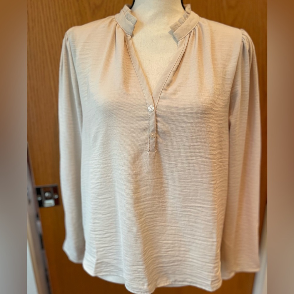 Lush cream blouse